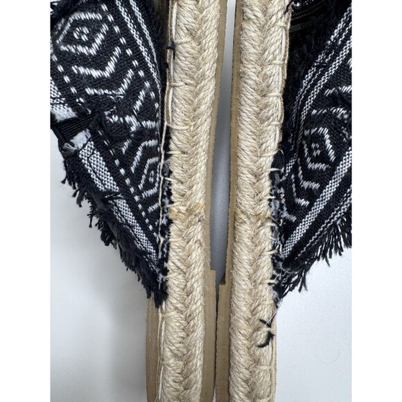 Minnetonka Women's Pepper Black & White Slide Sandals Size 7 - Picture 6 of 9